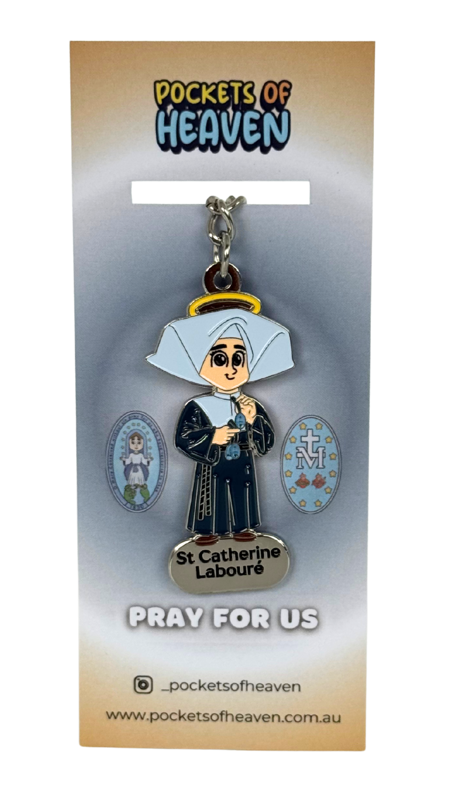 St Catherine Labouré Keyring