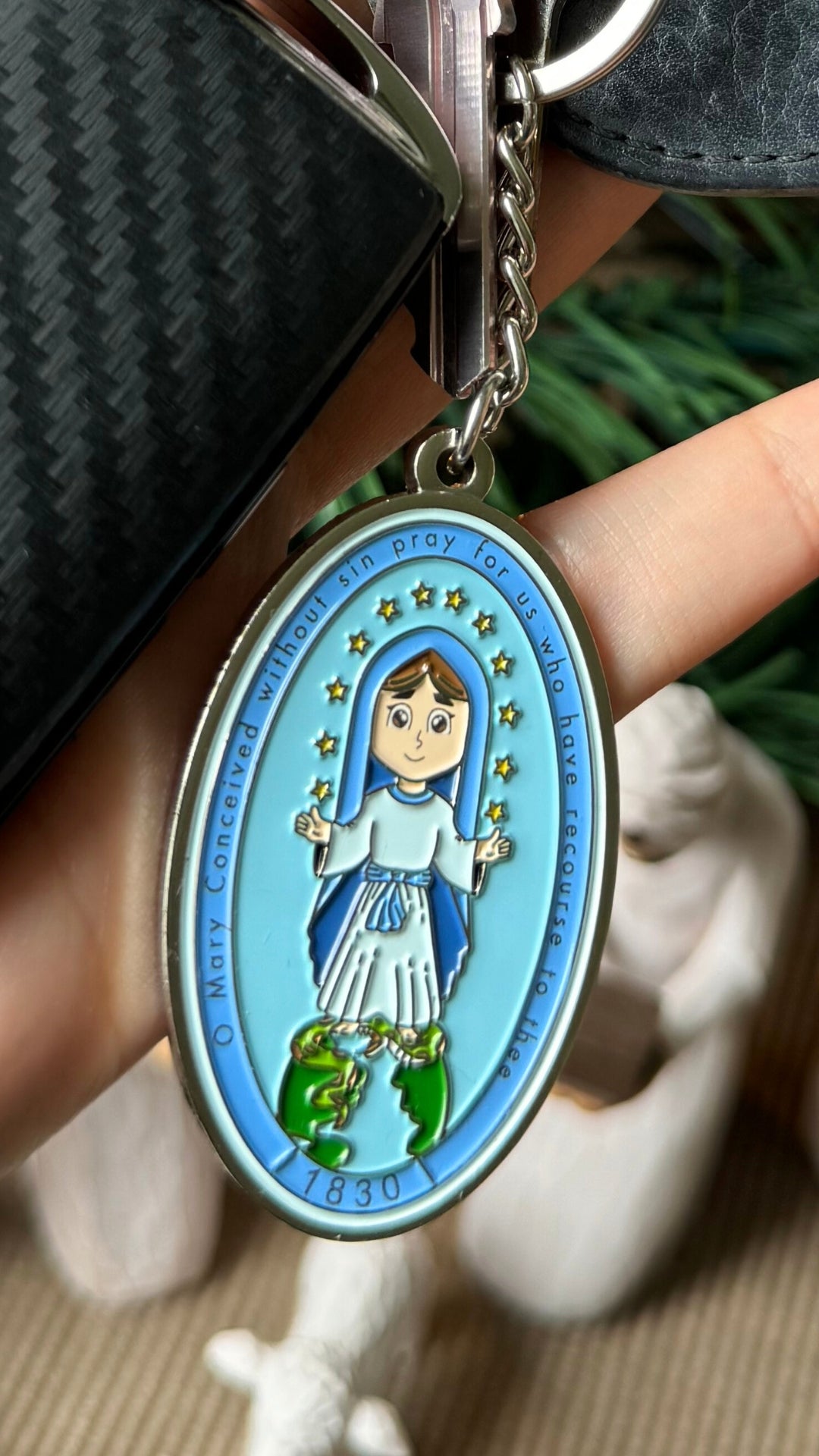 Miraculous Medal Keyring