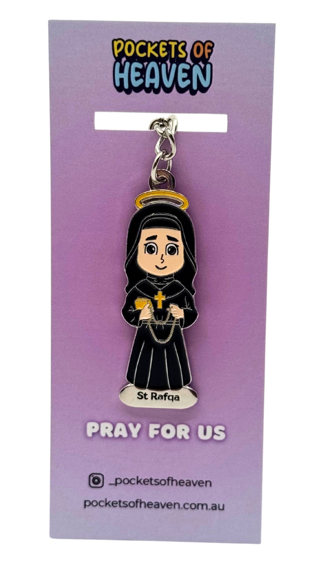 St Rafqa Keyring