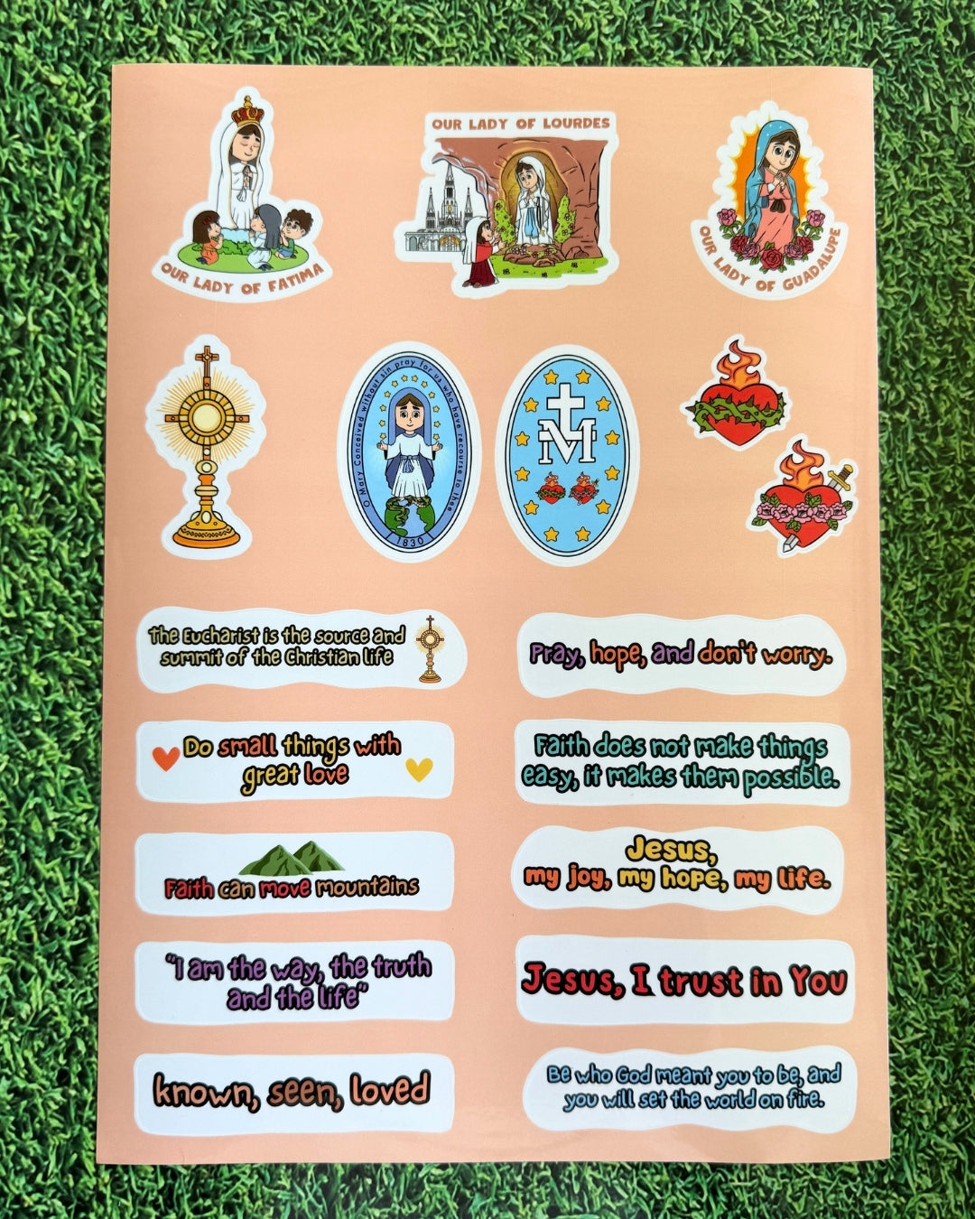 Sticker Sheet (3 sheets, 46 stickers)