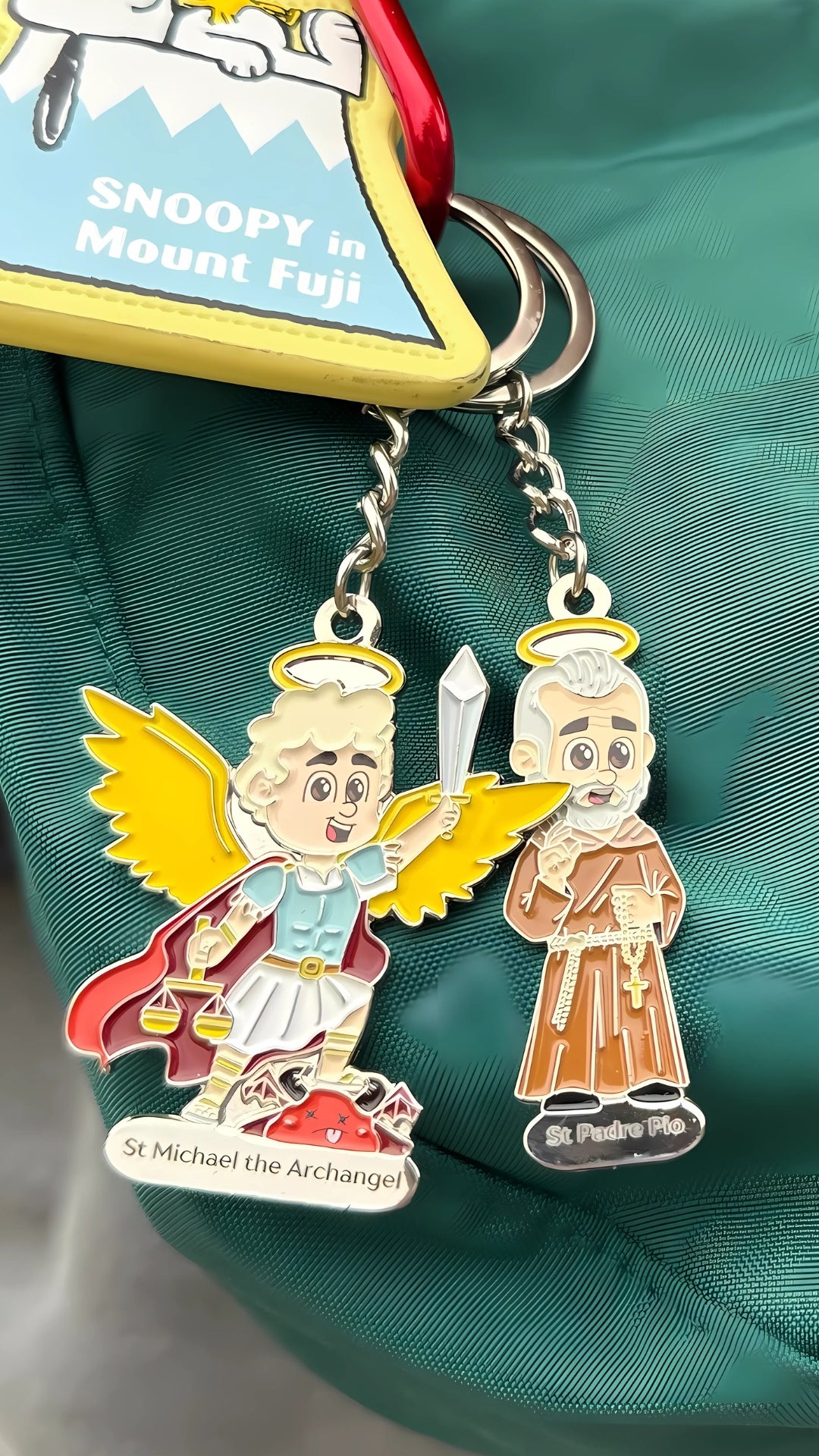 St Michael the Archangel Keyring