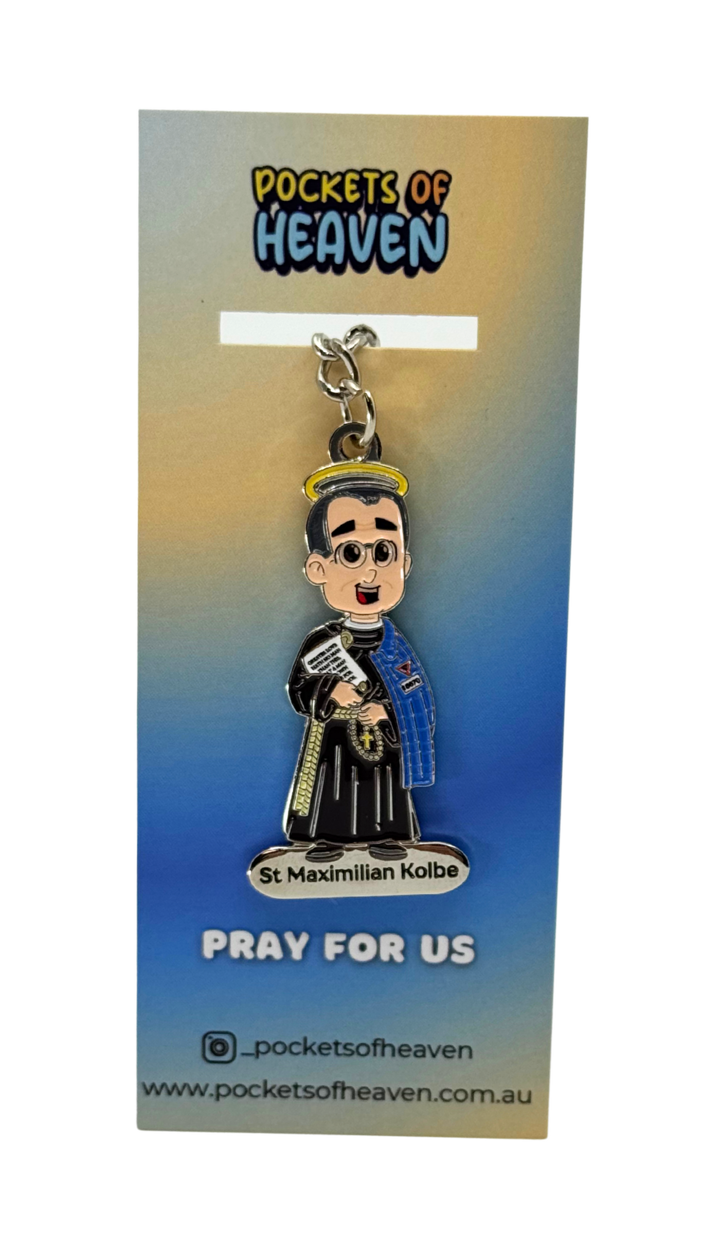 St Maximilian Kolbe Keyring