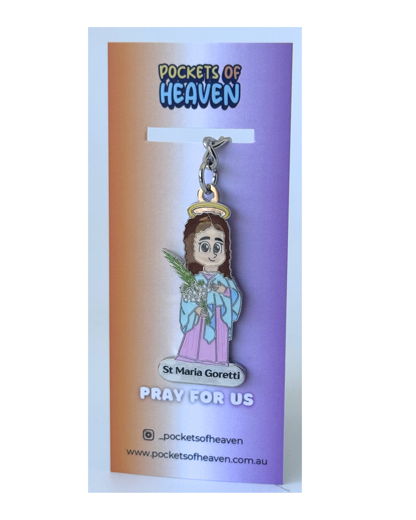 St Maria Goretti Keyring