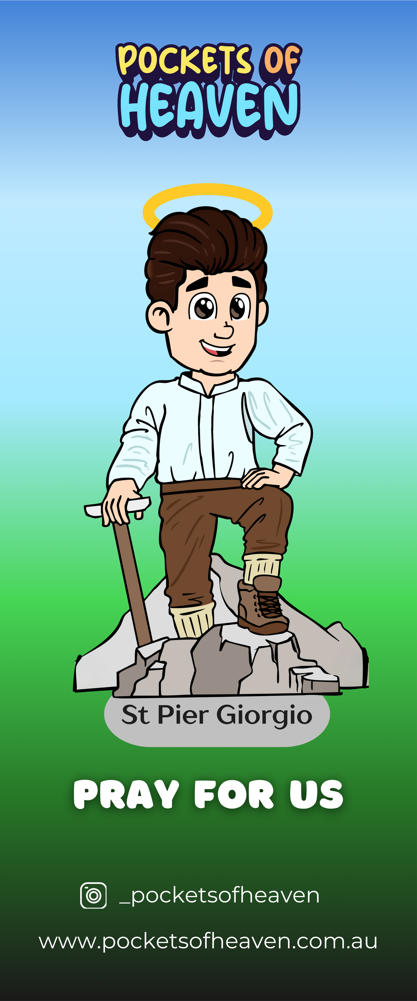 St Pier Giorgio Keyring