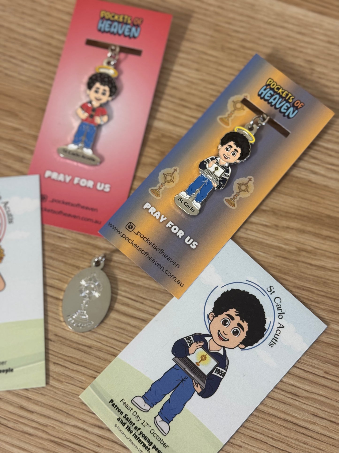 St Carlo Acutis with Laptop