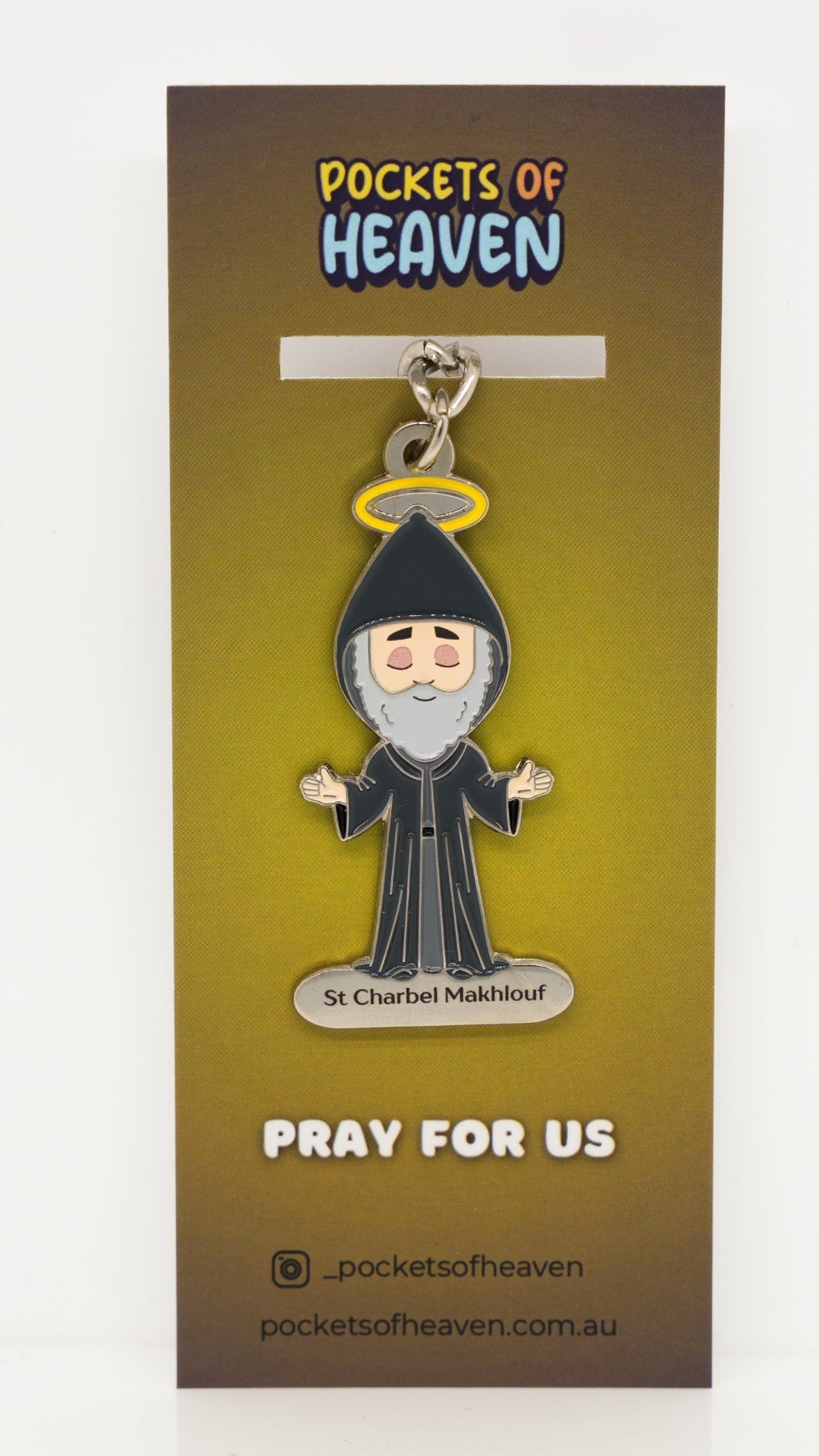 St Charbel Keyring