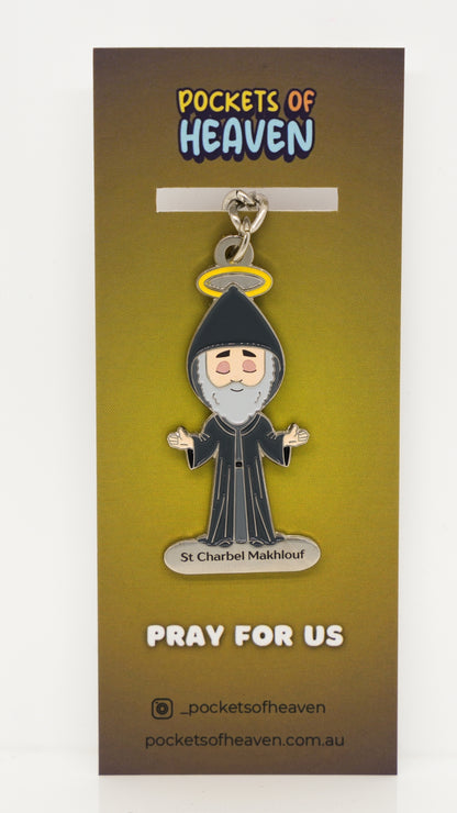 St Charbel Keyring