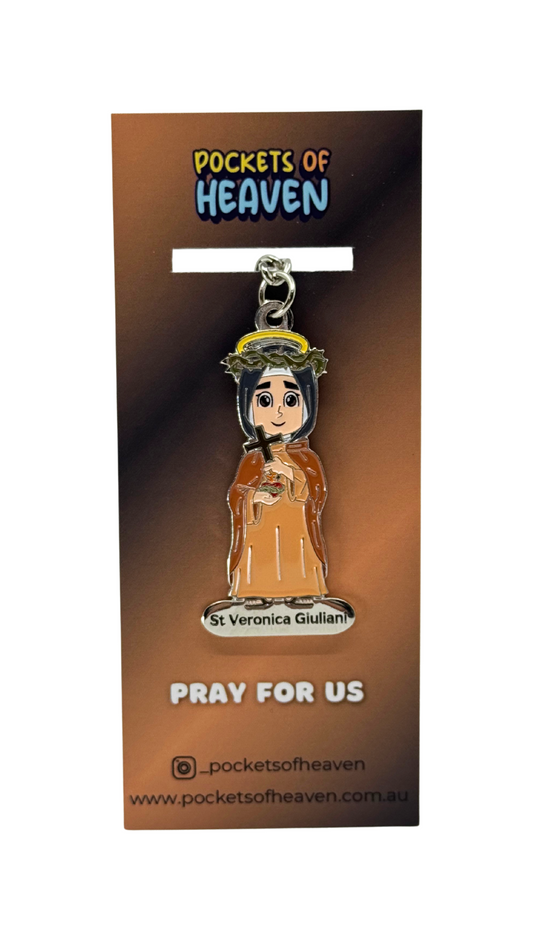 St Veronica Guiliani Keyring