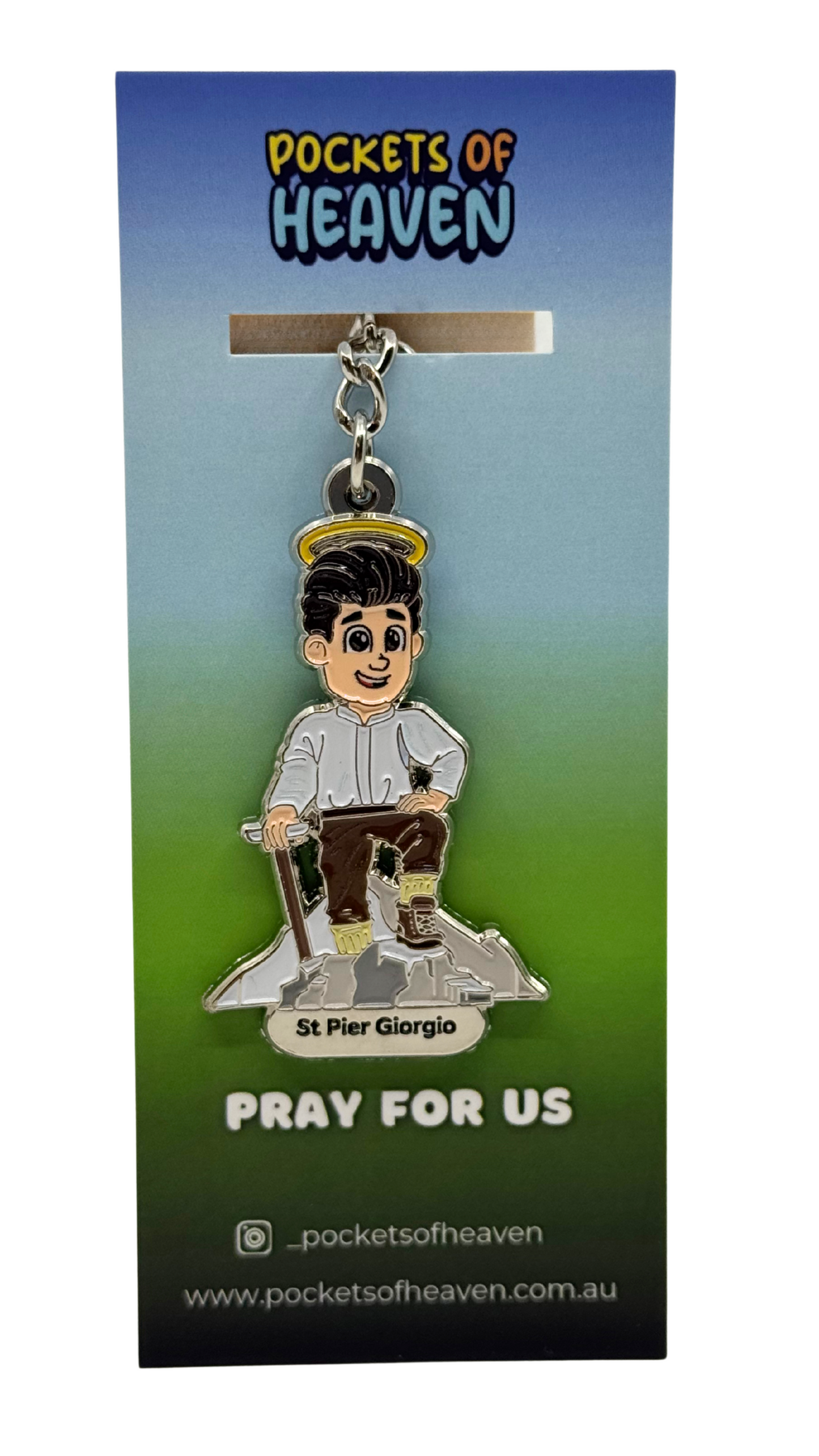 St Pier Giorgio Keyring