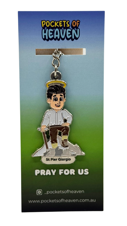 St Pier Giorgio Keyring