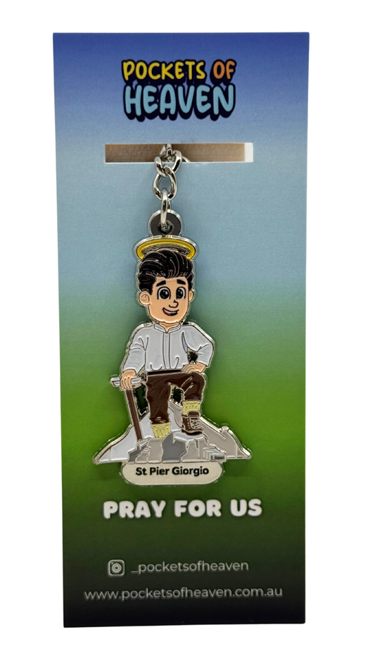 St Pier Giorgio Keyring