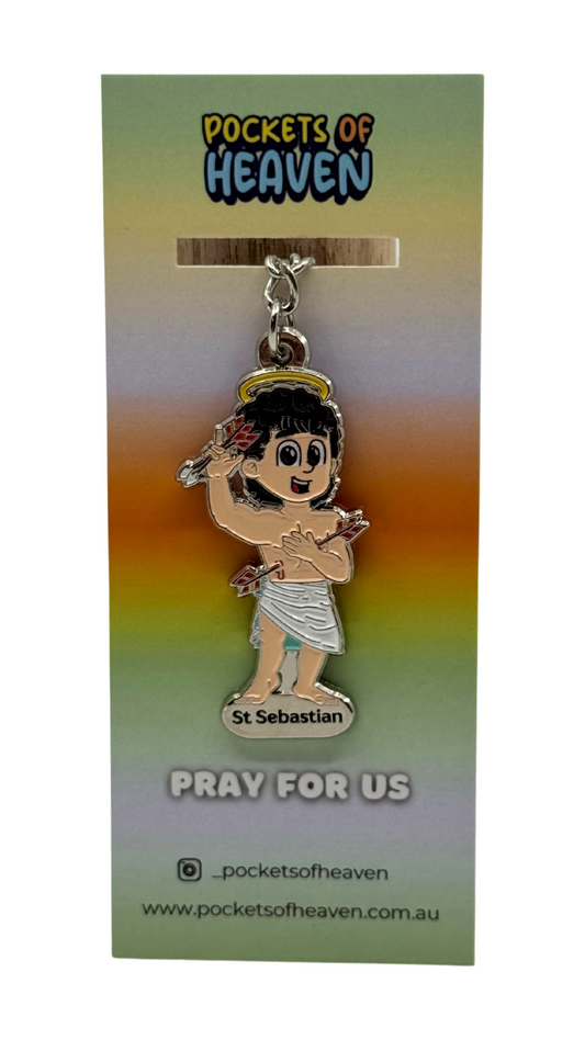 St Sebastian Keyring