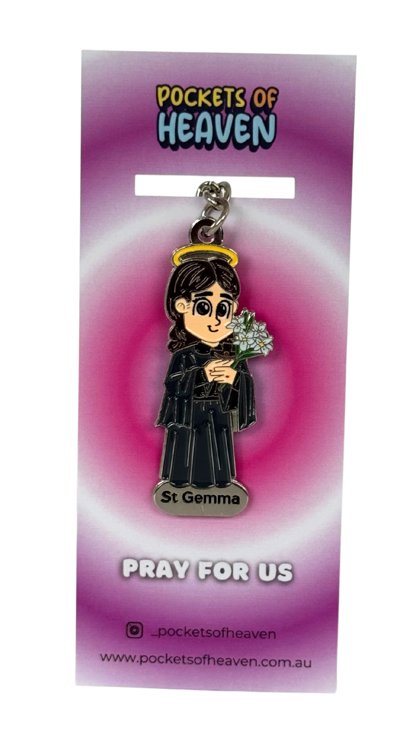 St Gemma Galgani Keyring