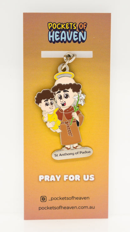 St Anthony of Padua Keyring