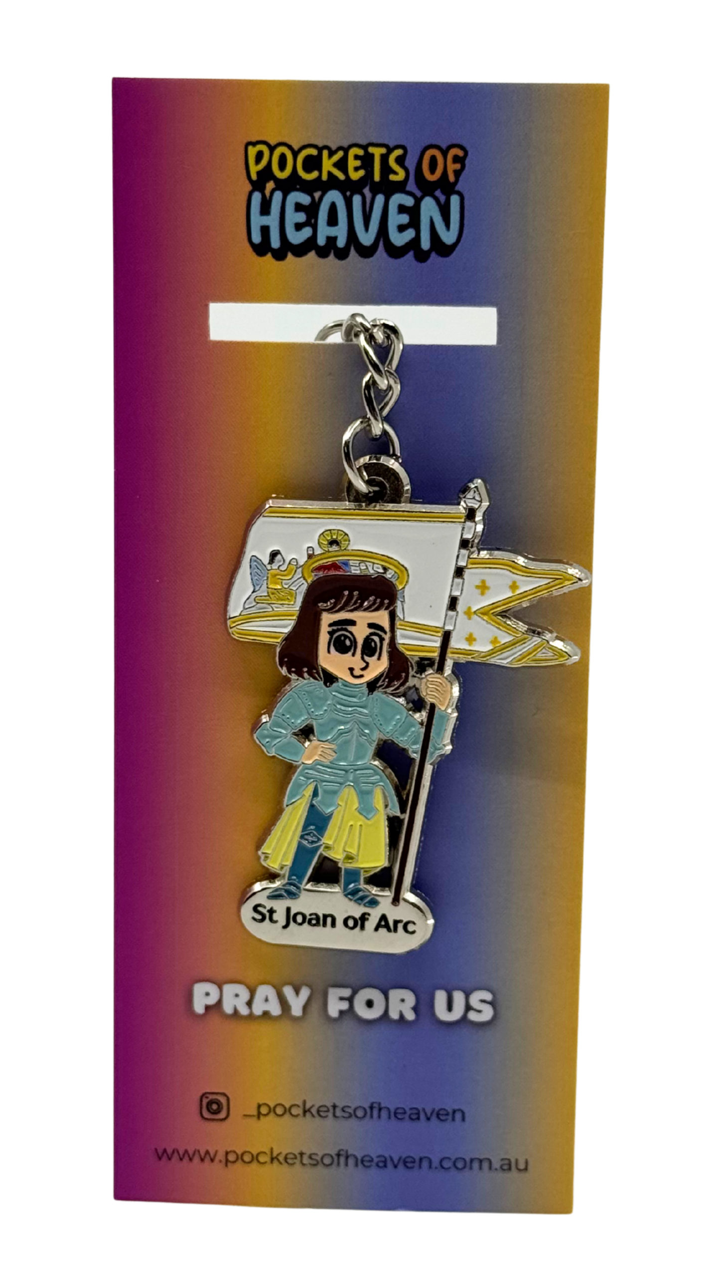 St Joan of Arc Keyring