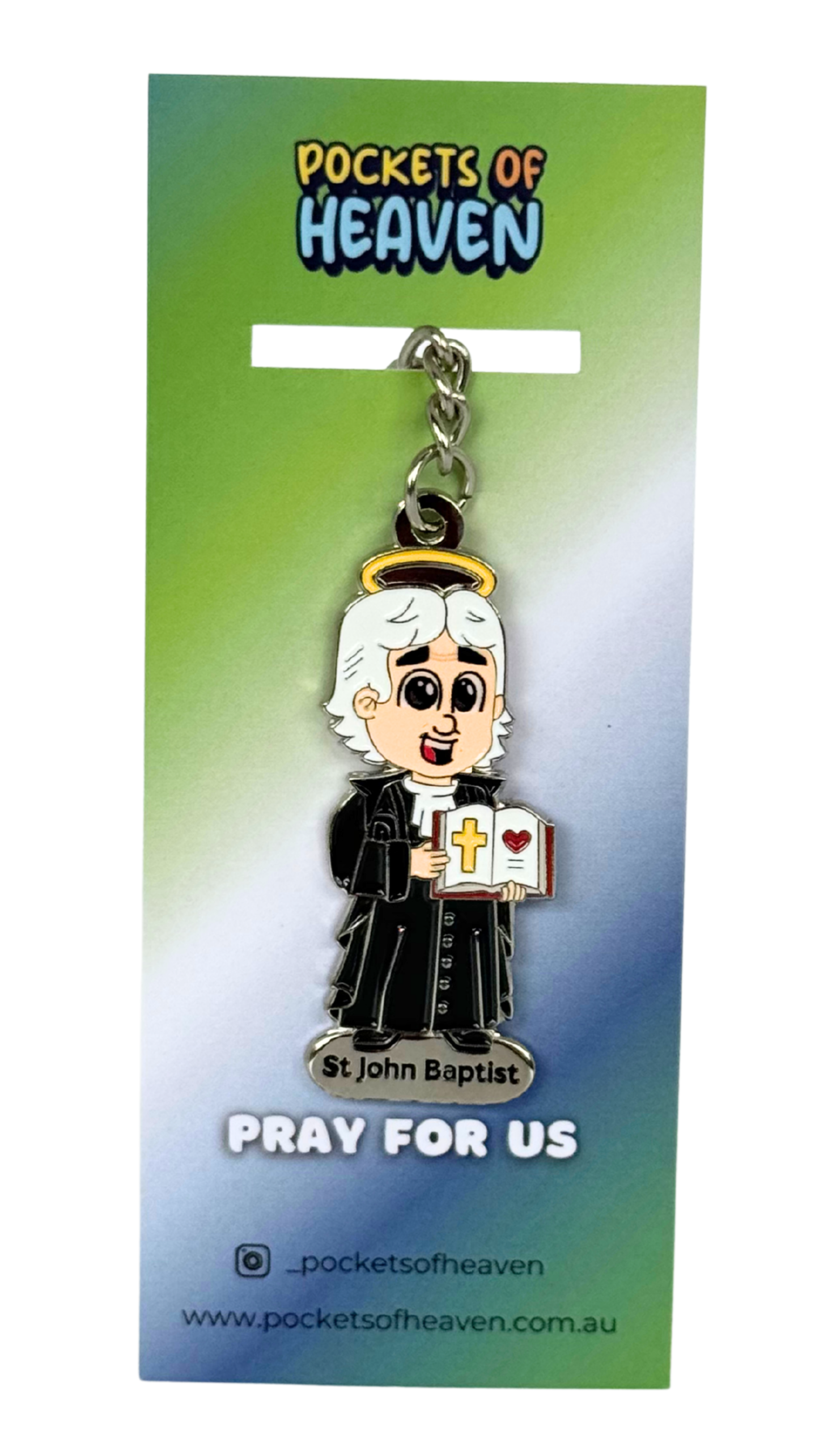 St John Baptist Keyring
