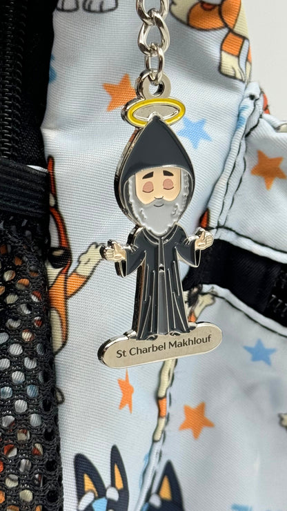 St Charbel Keyring