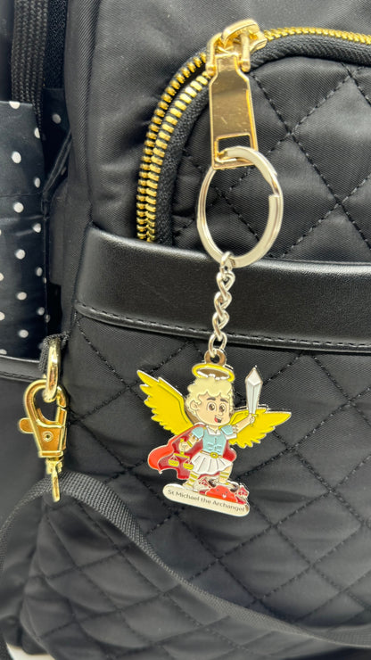 St Michael the Archangel Keyring