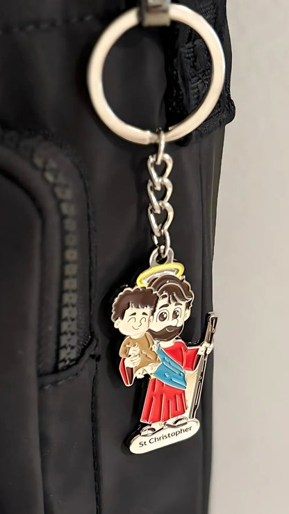 St Christopher Keyring