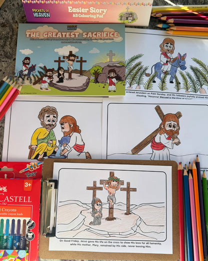 The Easter Story - A5 Colouring Pad