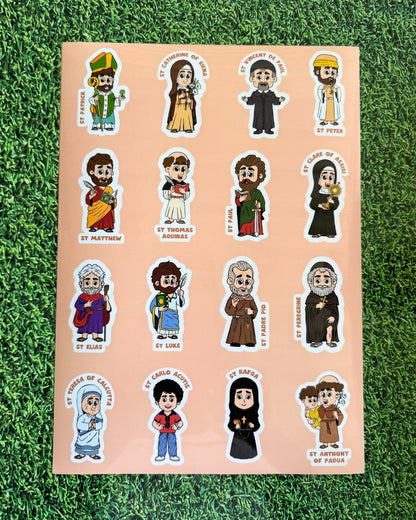 Sticker Sheet (3 sheets, 46 stickers)