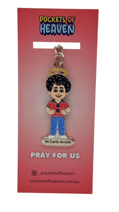 St Carlo Acutis Keyring
