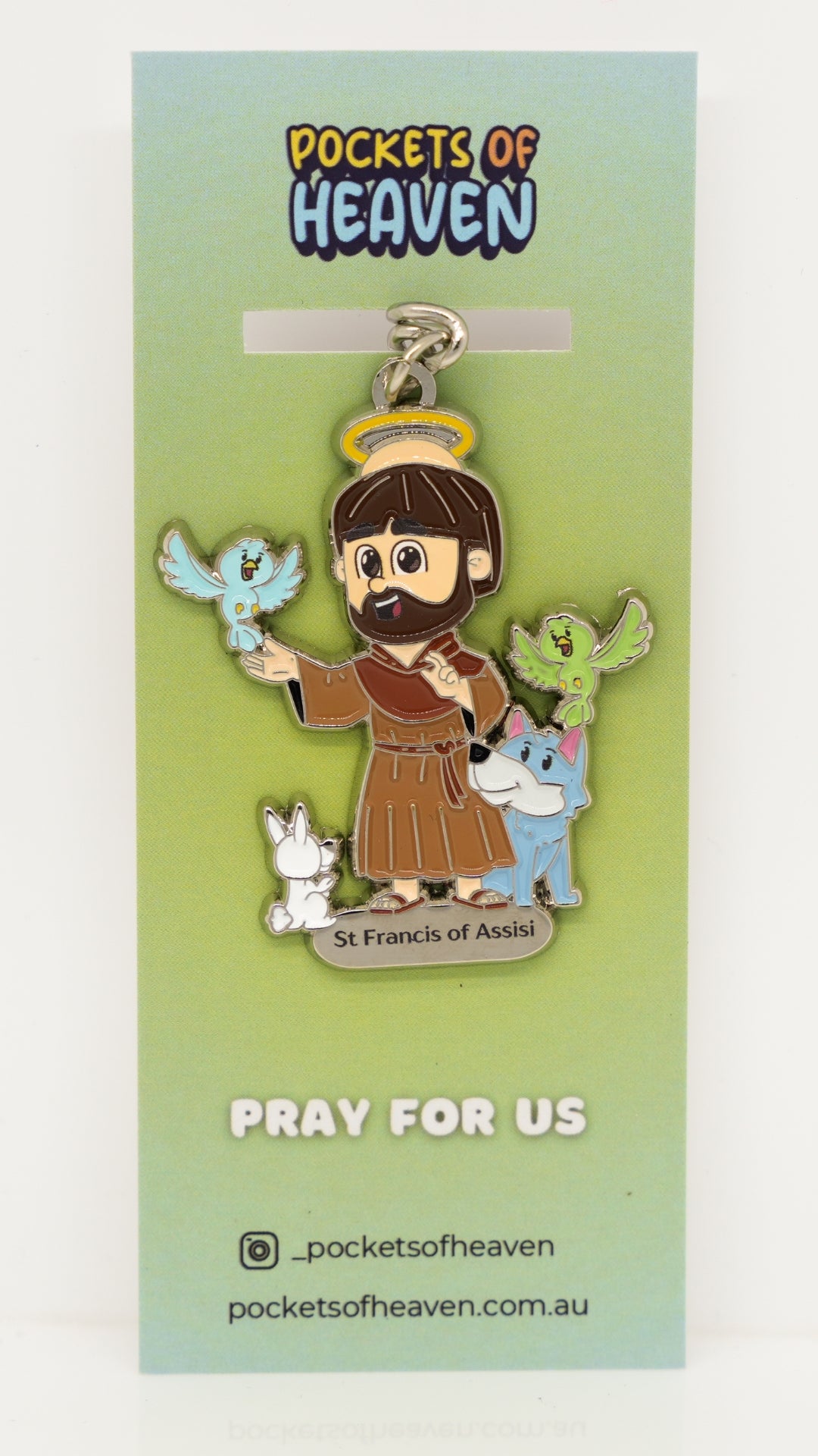 St Francis of Assisi Keyring