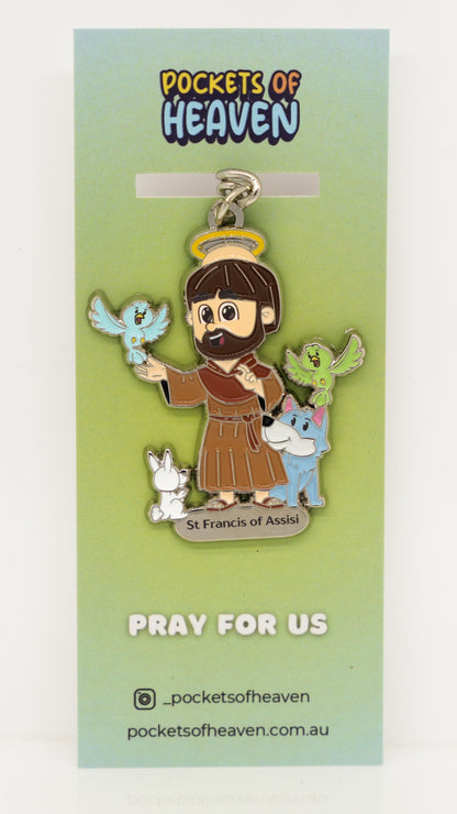 St Francis of Assisi Keyring