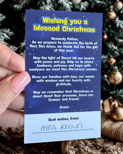Christmas Prayer Gift Card