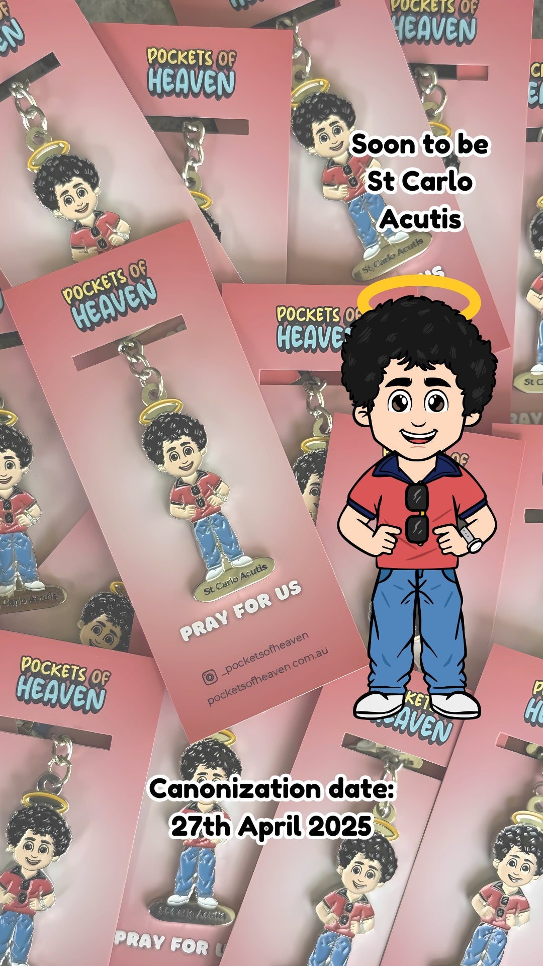 St Carlo Acutis Keyring