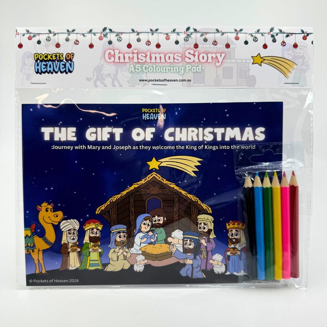 The Christmas Story - A5 Colouring Pad image 0