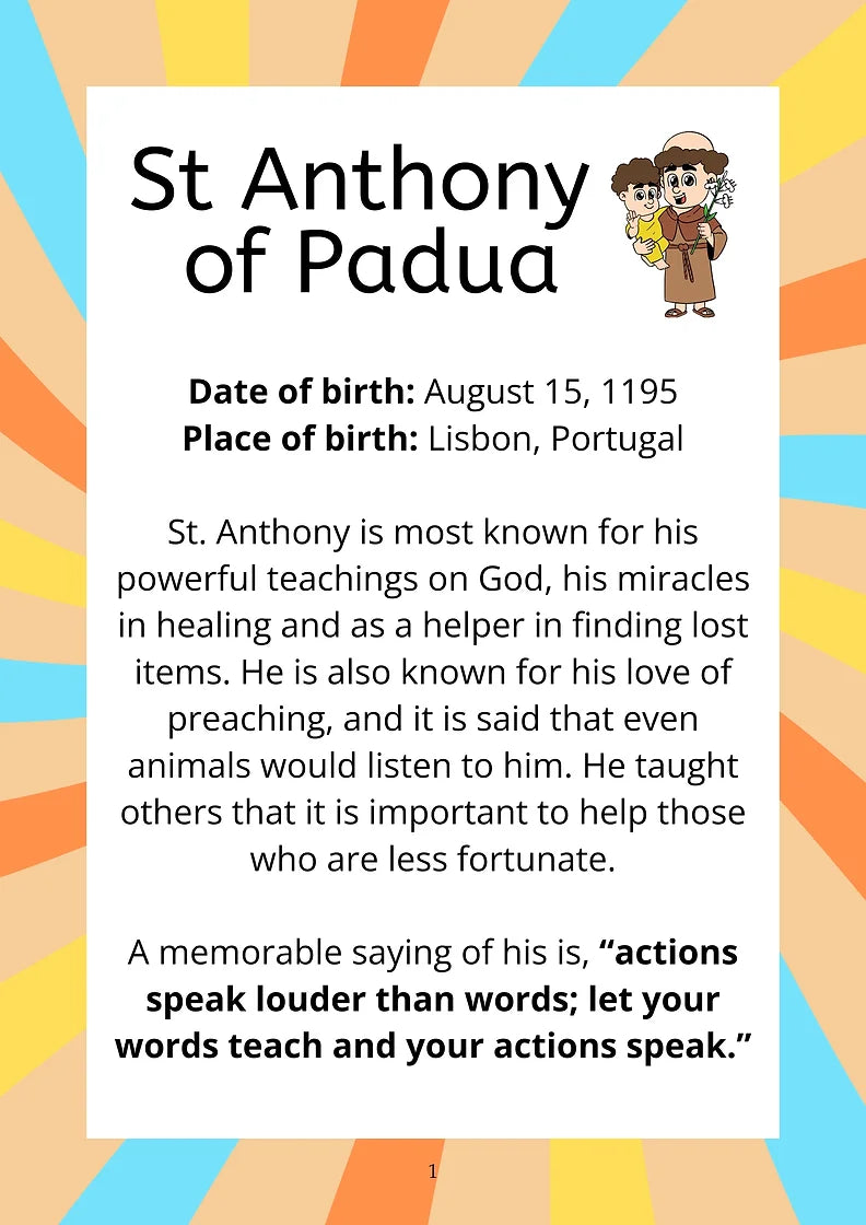 The Saints of Heaven: Interactive Activity Book