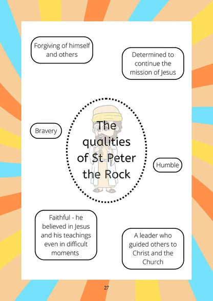 The Saints of Heaven: Interactive Activity Book