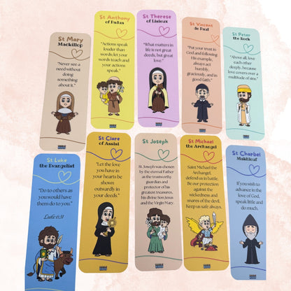 Bookmarks (20 x Saint Bookmarks)