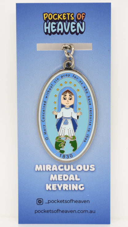 Miraculous Medal Keyring