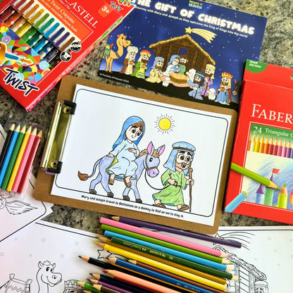 The Christmas Story - A5 Colouring Pad image 1