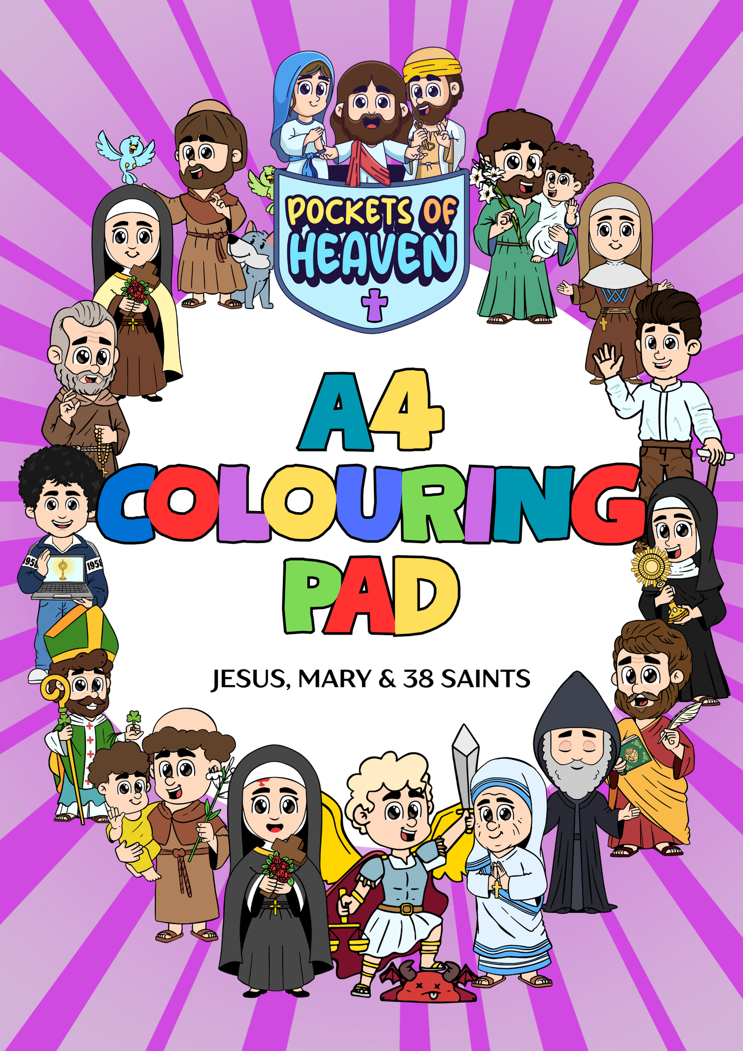 A4 Colouring Pad (40 pages)
