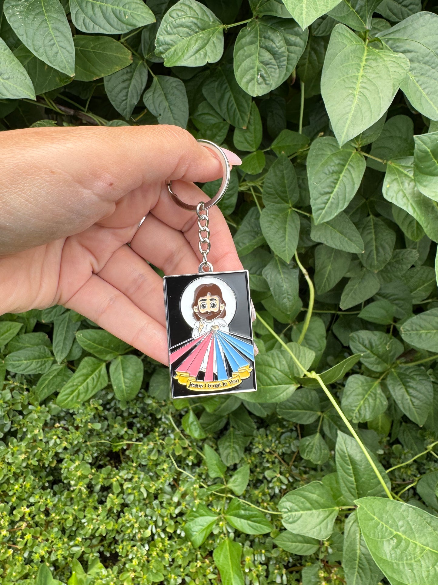 Divine Mercy Keyring
