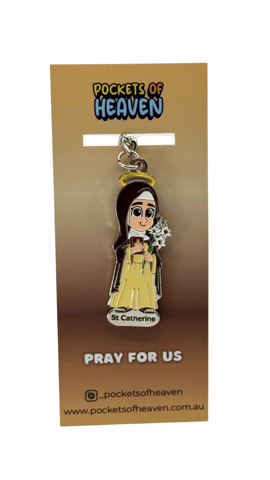 St Catherine of Siena Keyring