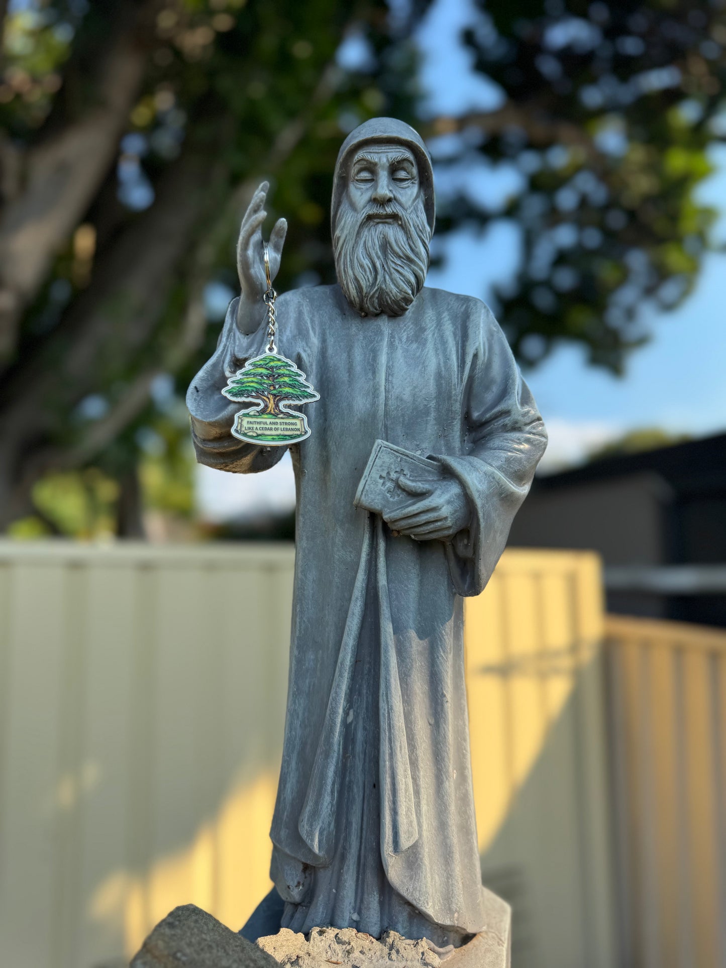 Cedar of Lebanon Keyring