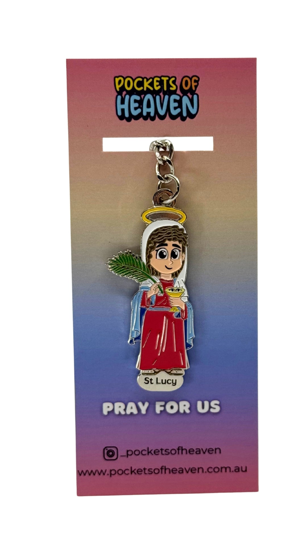 St Lucy Keyring