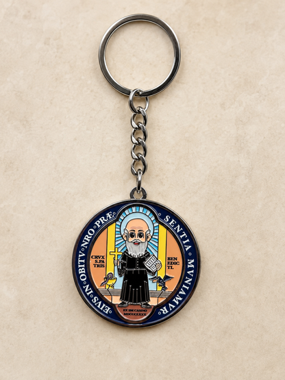St Benedict Medal Keyring