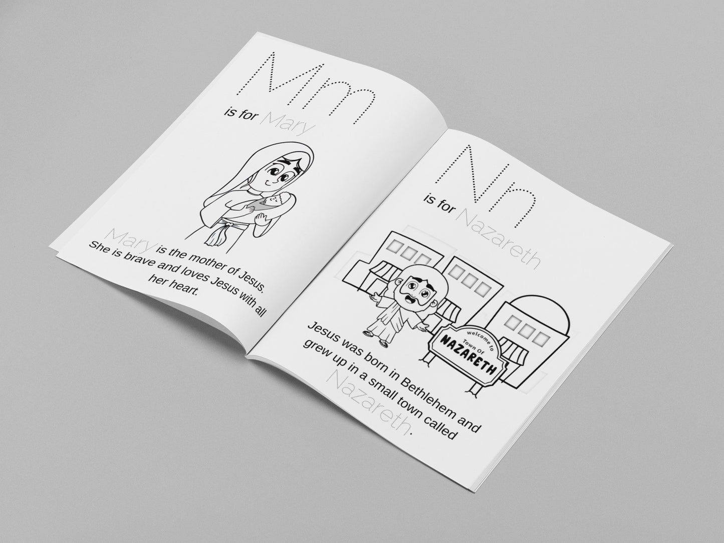 Biblical ABC Colouring Adventures - Caroline Khouri (Paperback) image 1